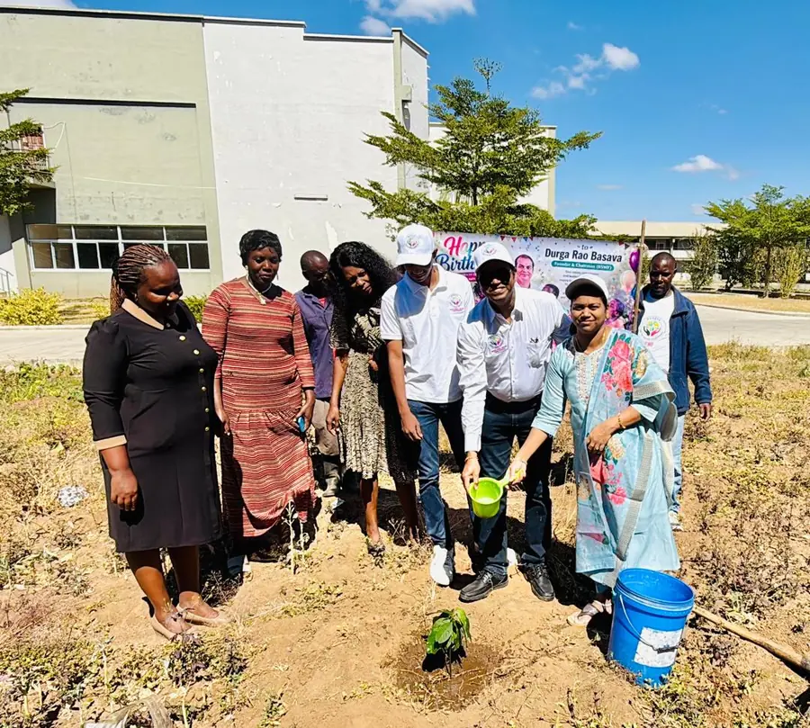 Tree planting during the Founder's birthday celebration